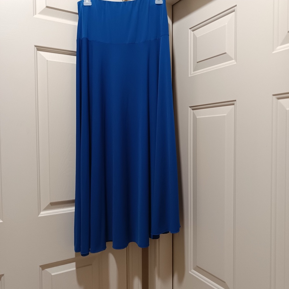 Valentina Royal Blue Maxi Skirt